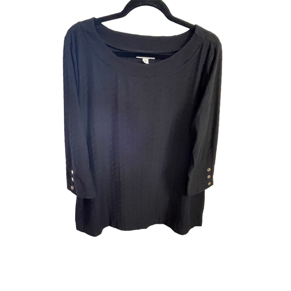 Dana Buchman Black Top - XL